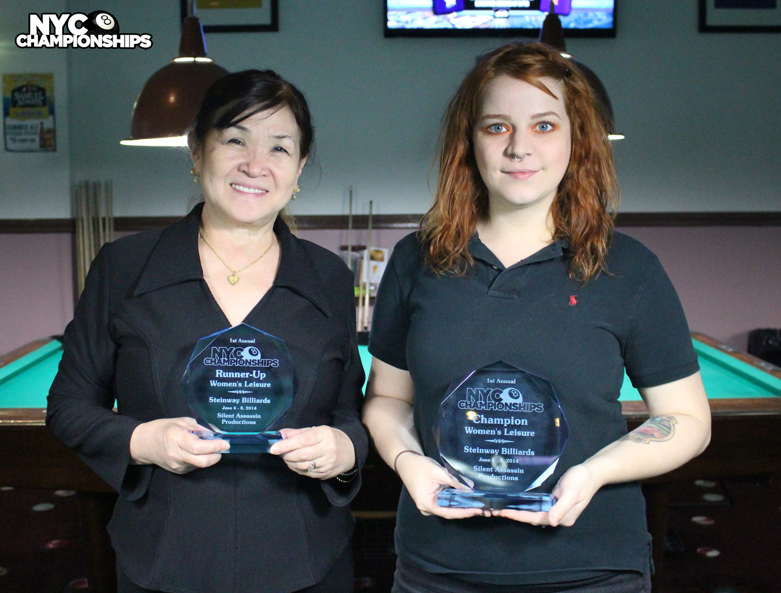 Women's Leisure: Runner Up Akiko Taniyama & Champion July Laban