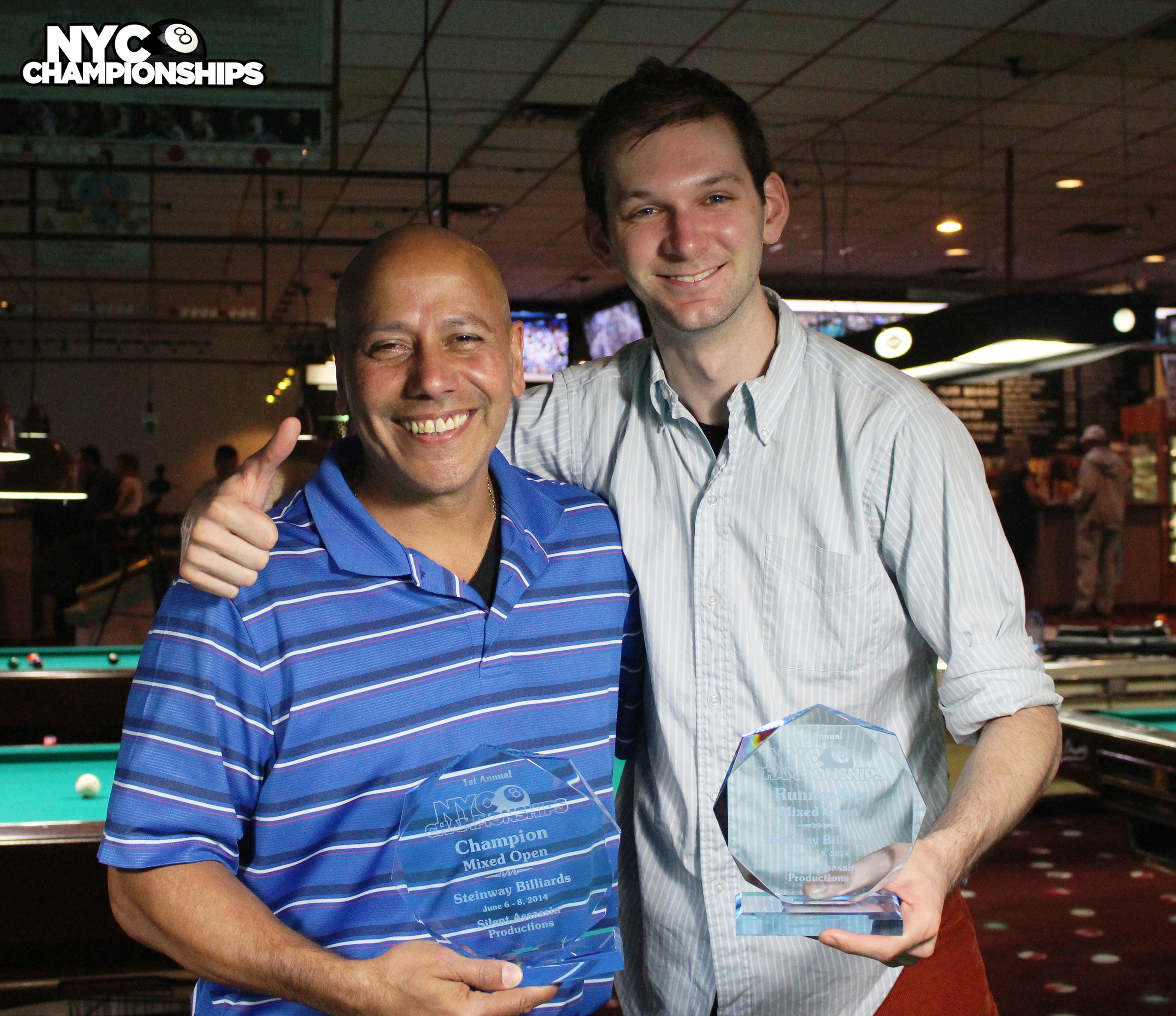 Mixed Open: Champion Chickie Romero & Runner Up Nick Meyer