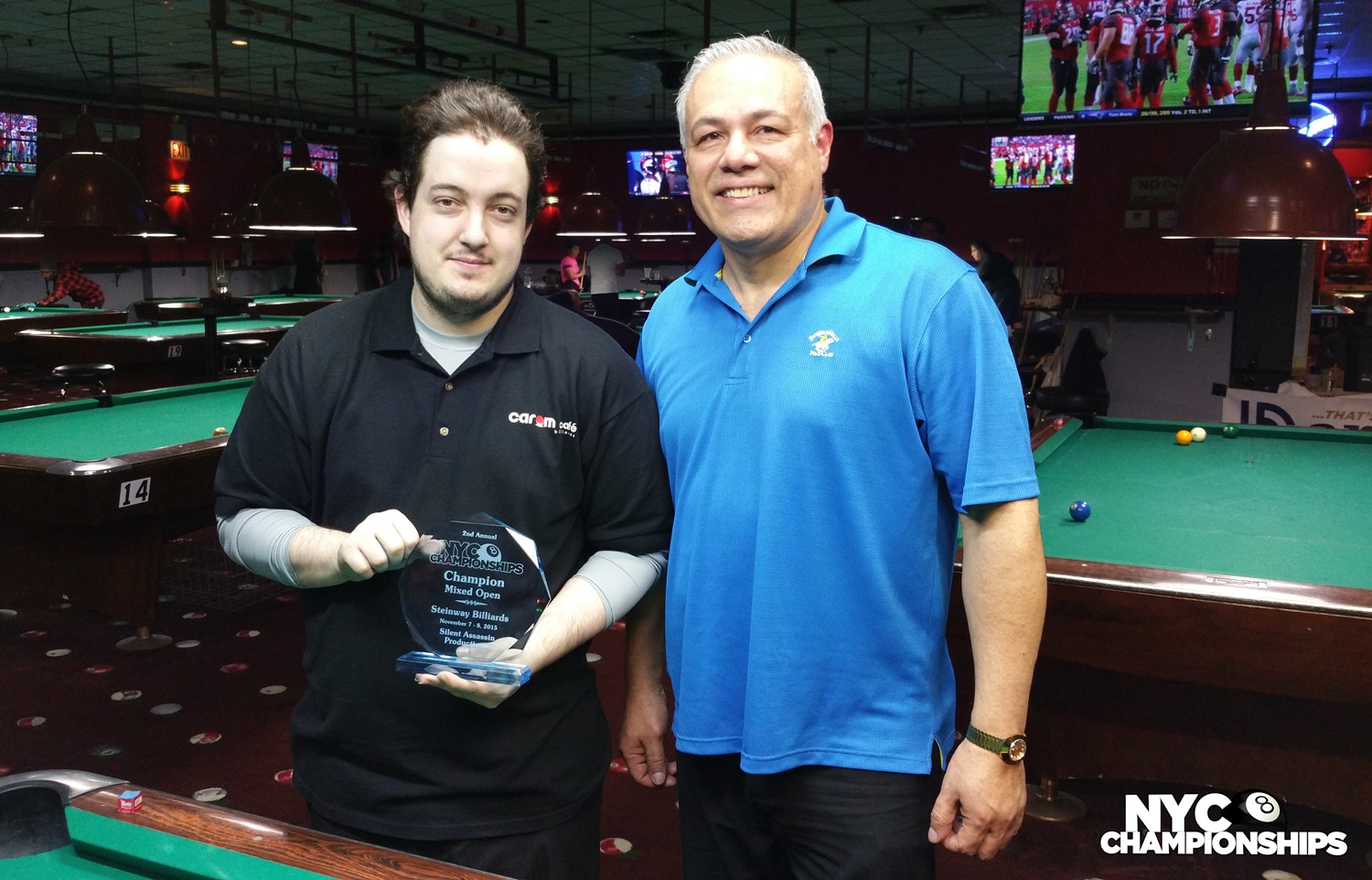 Mixed Open: Champion Tommy Schreiber & Runner Up Cristobal Tiru