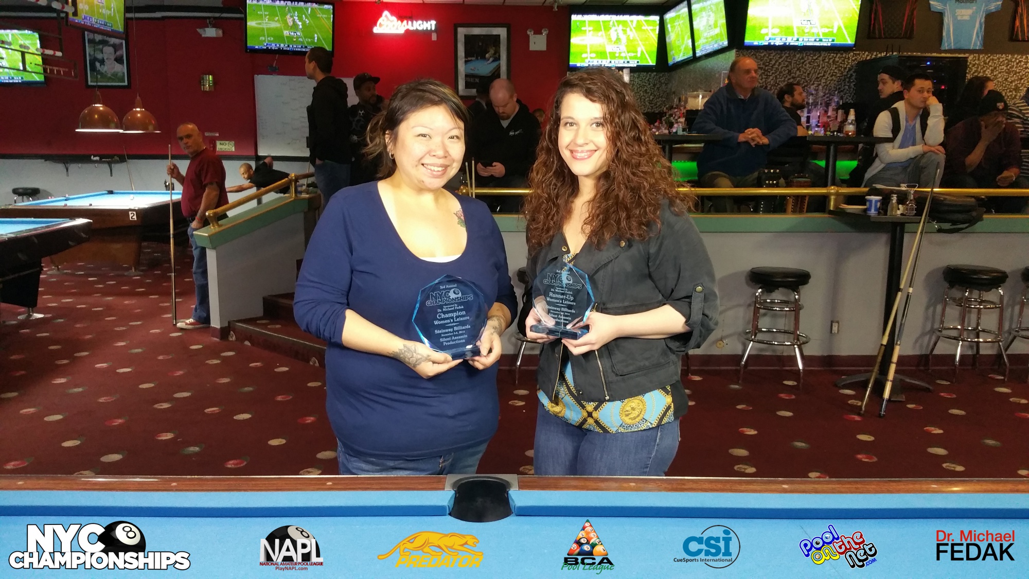 Women's Leisure L-R 1st Diana Tse 2nd Sarah Morcos