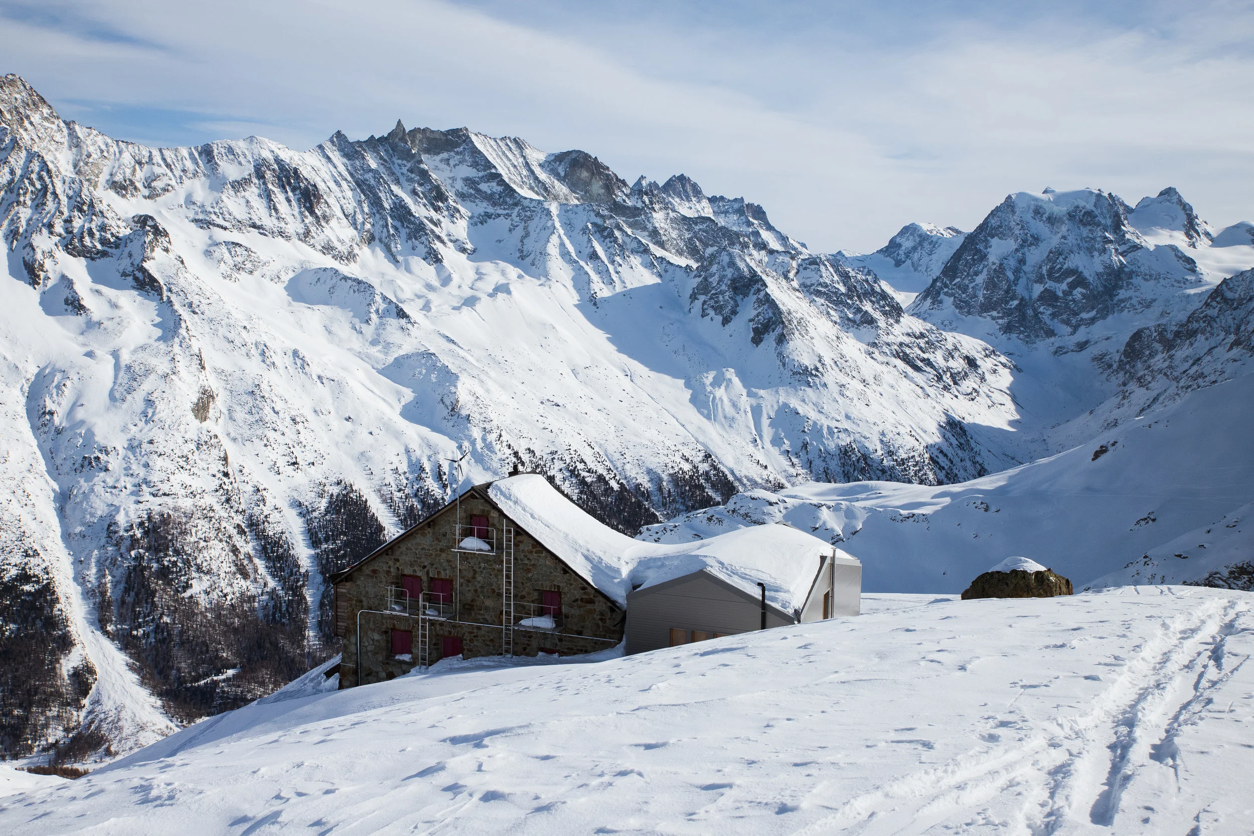 A Night at the Cabine des Aiguille Rouges