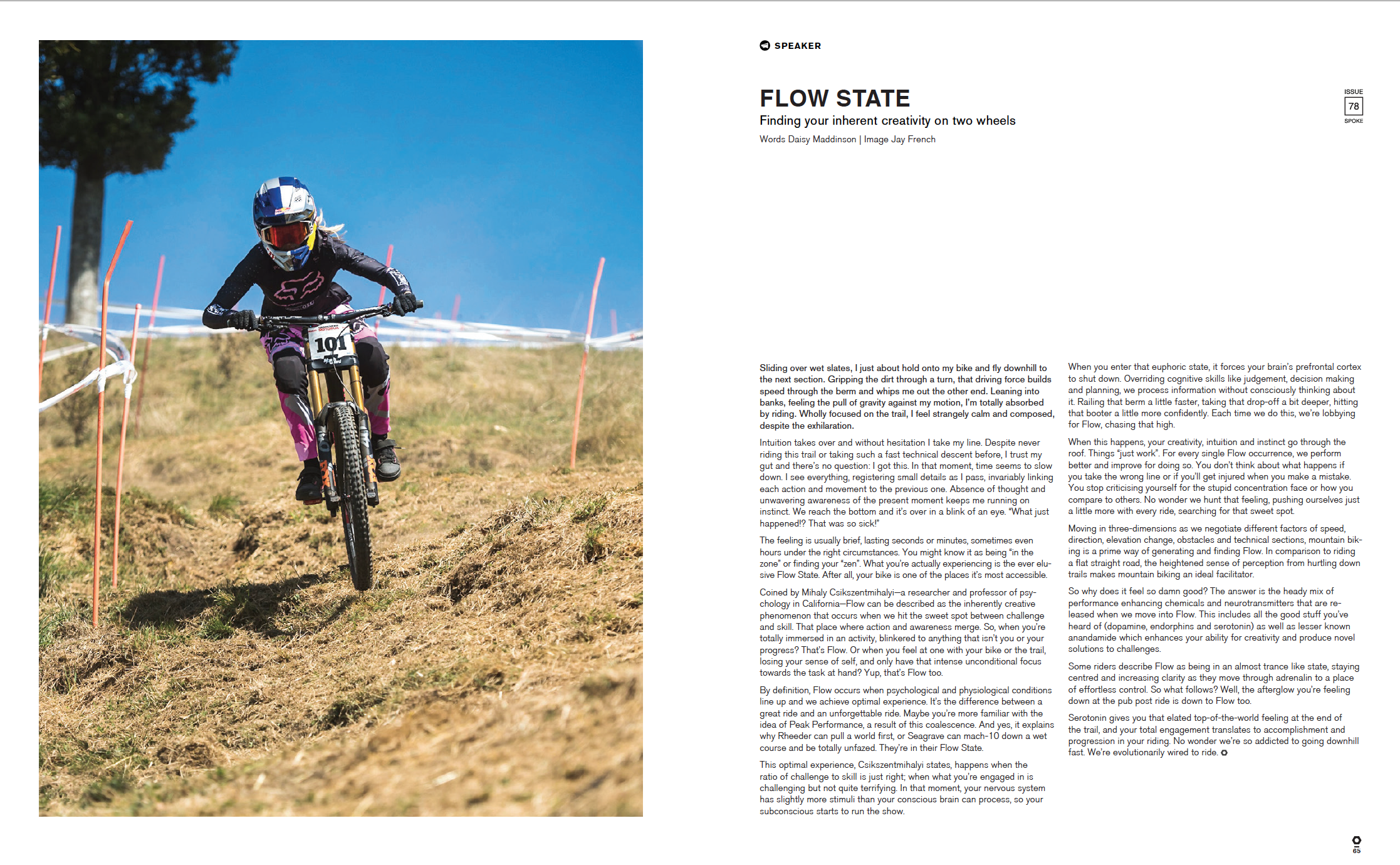 Flow State: Finding Your Inherent Creativity On Two Wheels