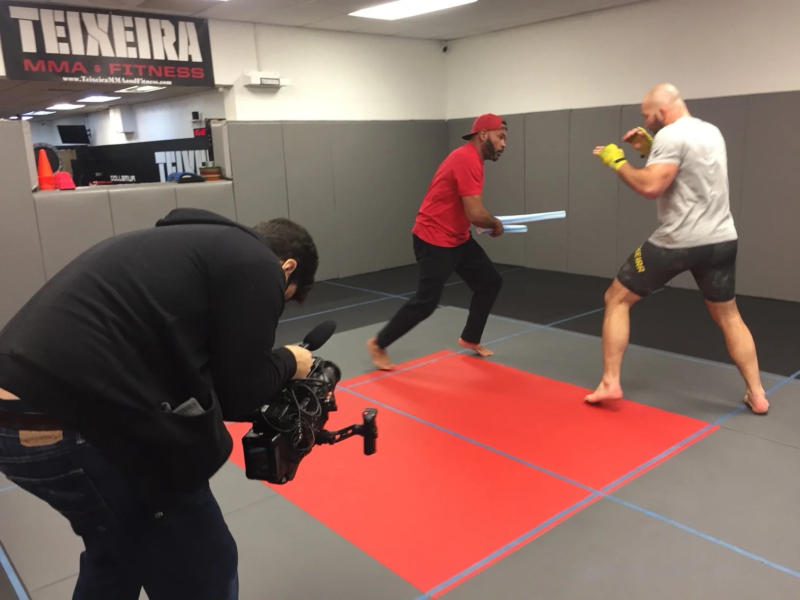 Chris Piazza Filming Kick Boxing.JPG