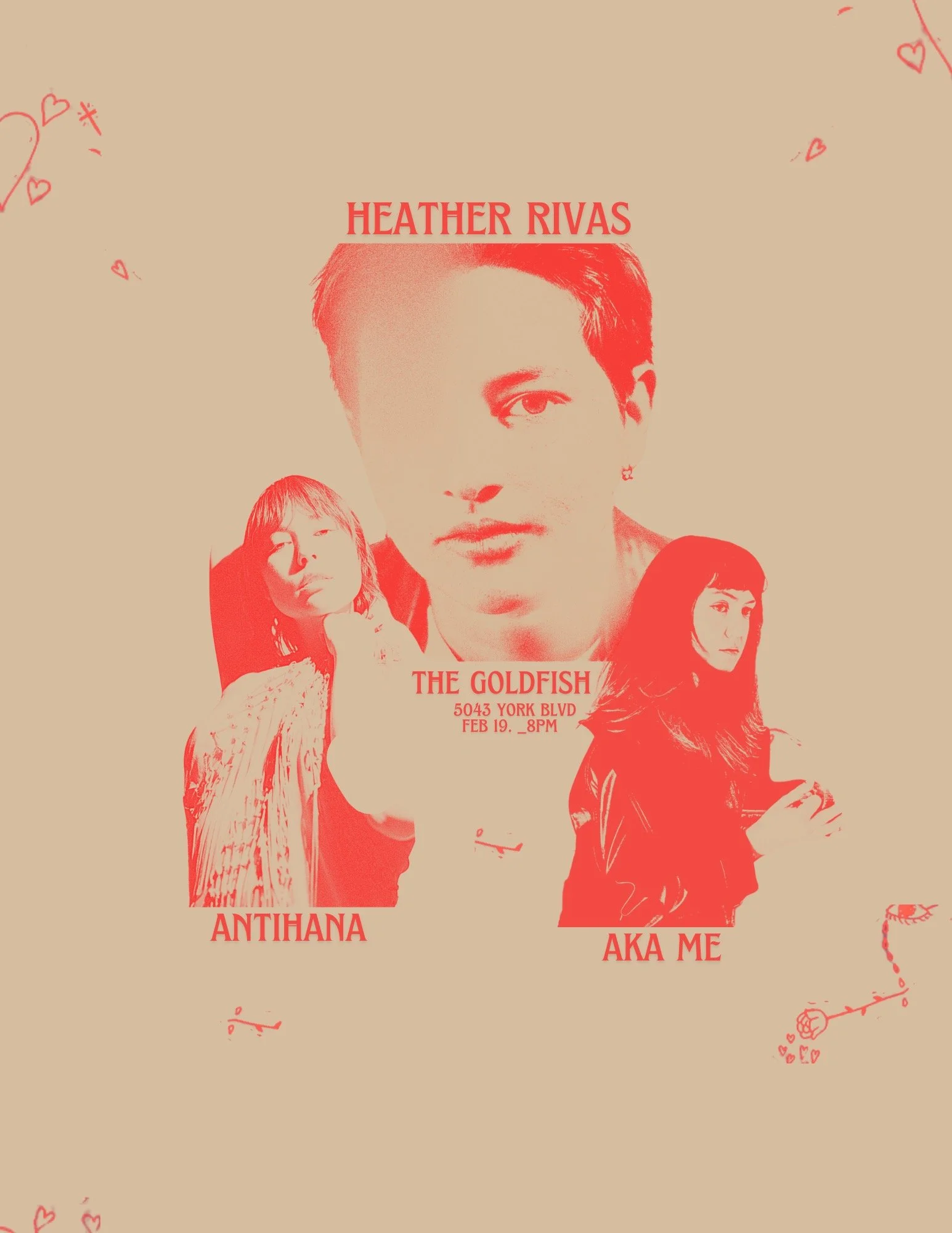 Heather Rivas + Stephanie AKA me + AntiHana at the Goldfish LA