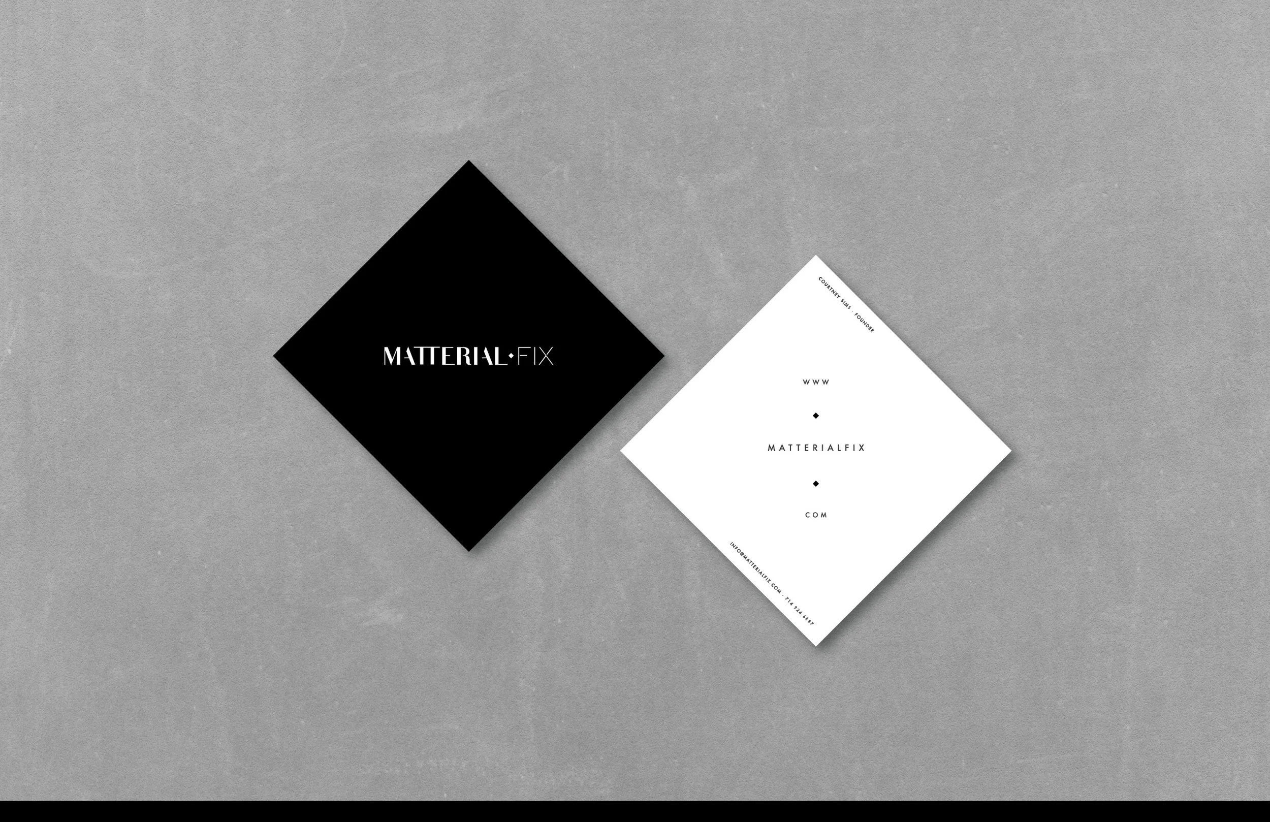 Business Card — Matterial Fix