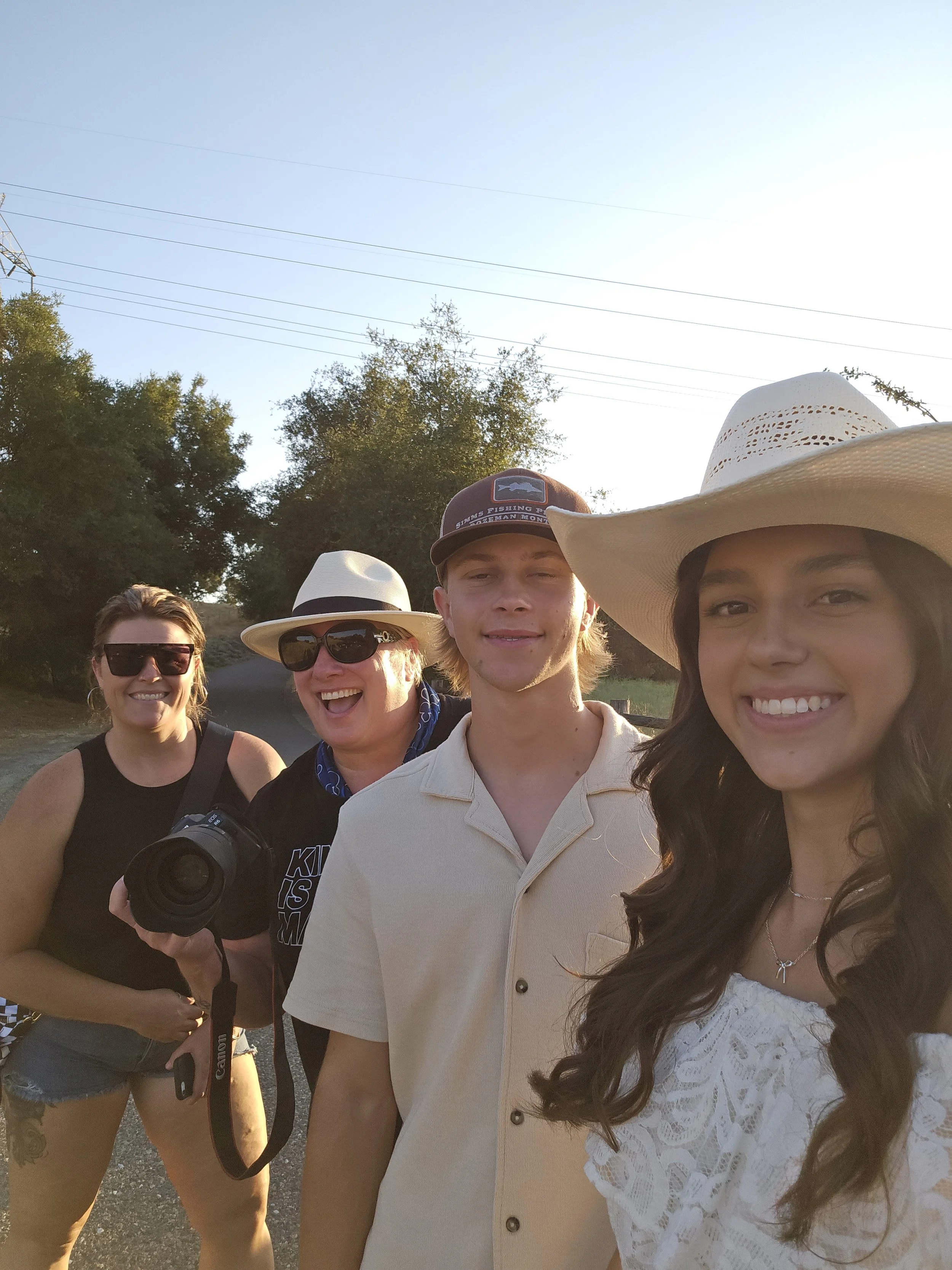 Behind the scenes of a Class of 2027 senior portrait session at Cosumnes River Preserve with an Elk Grove senior photographer and Pleasant Grove High School senior.