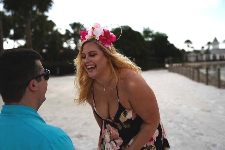 Becca and bobby-disney proposal