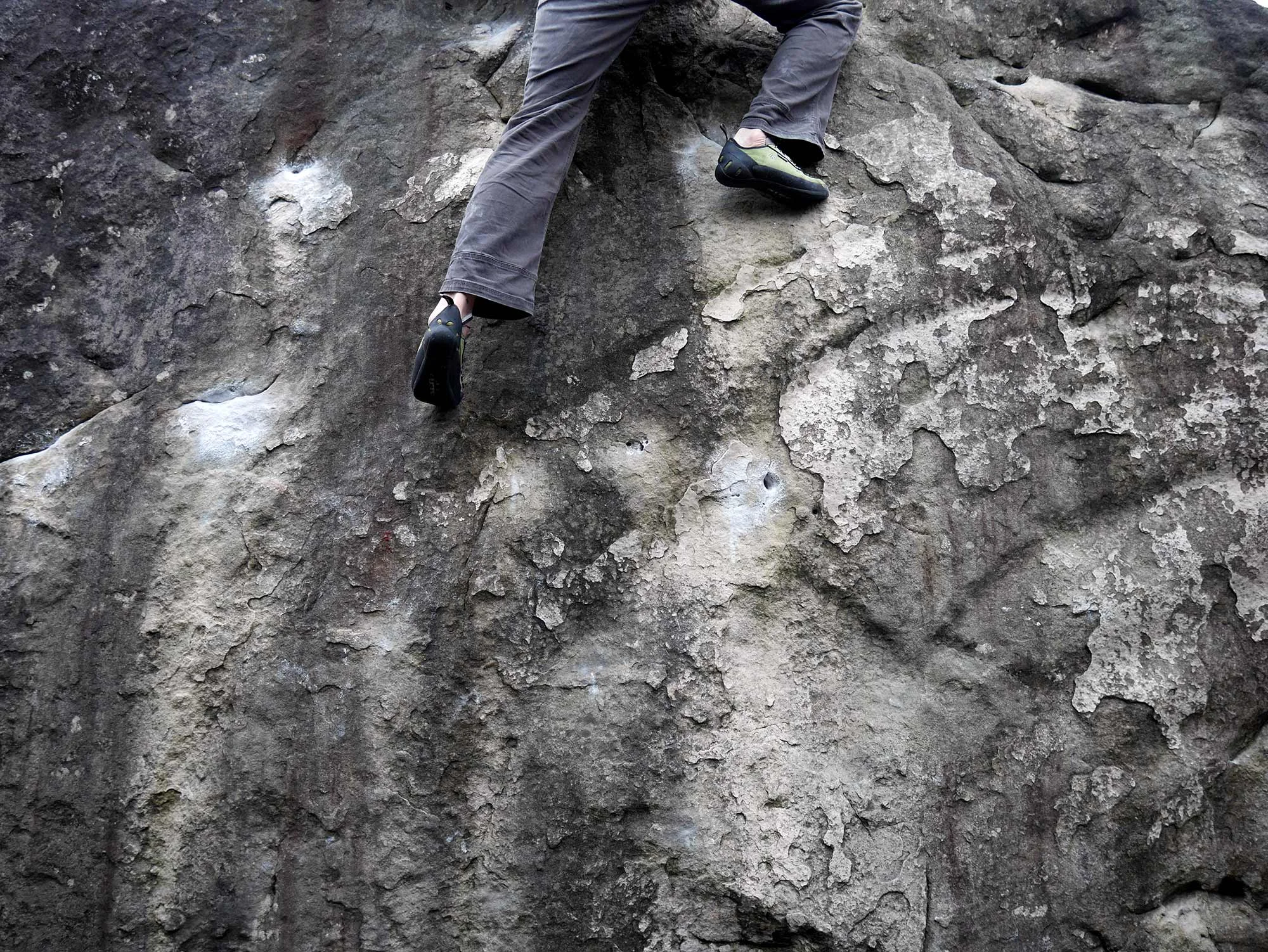Char Williams showing off at Rocher Canon