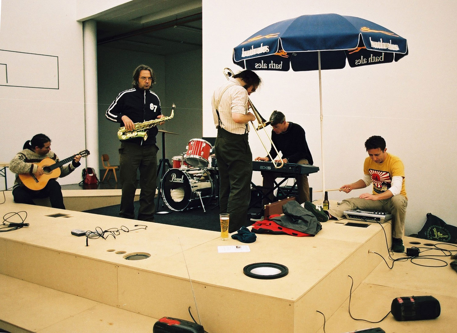 A Damaged Plane, 2007 during a performance by Cube Orchestra...