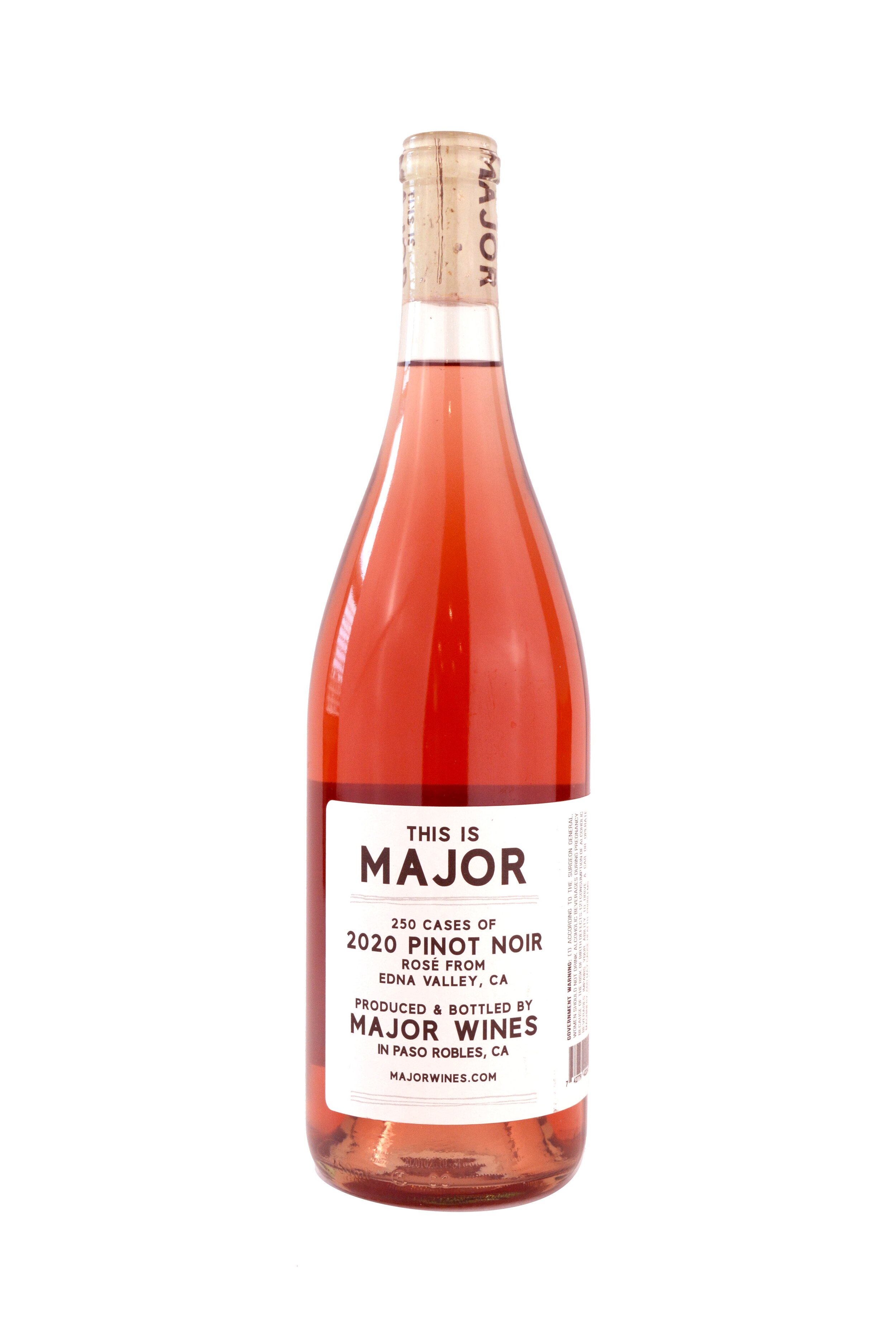 Wines 2020 Pinot Rosé Major — Noir of