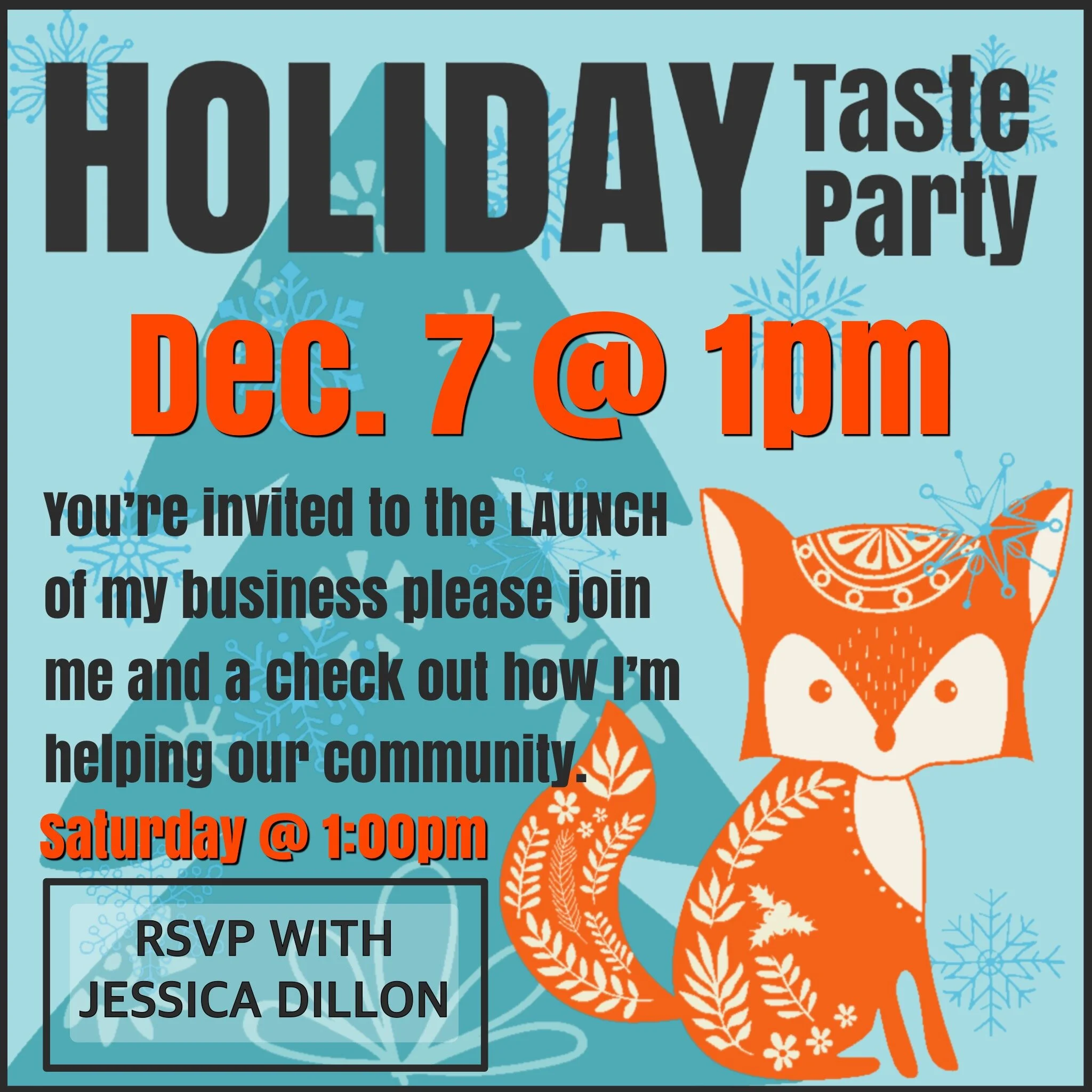 Jessica's Holiday Taste Party