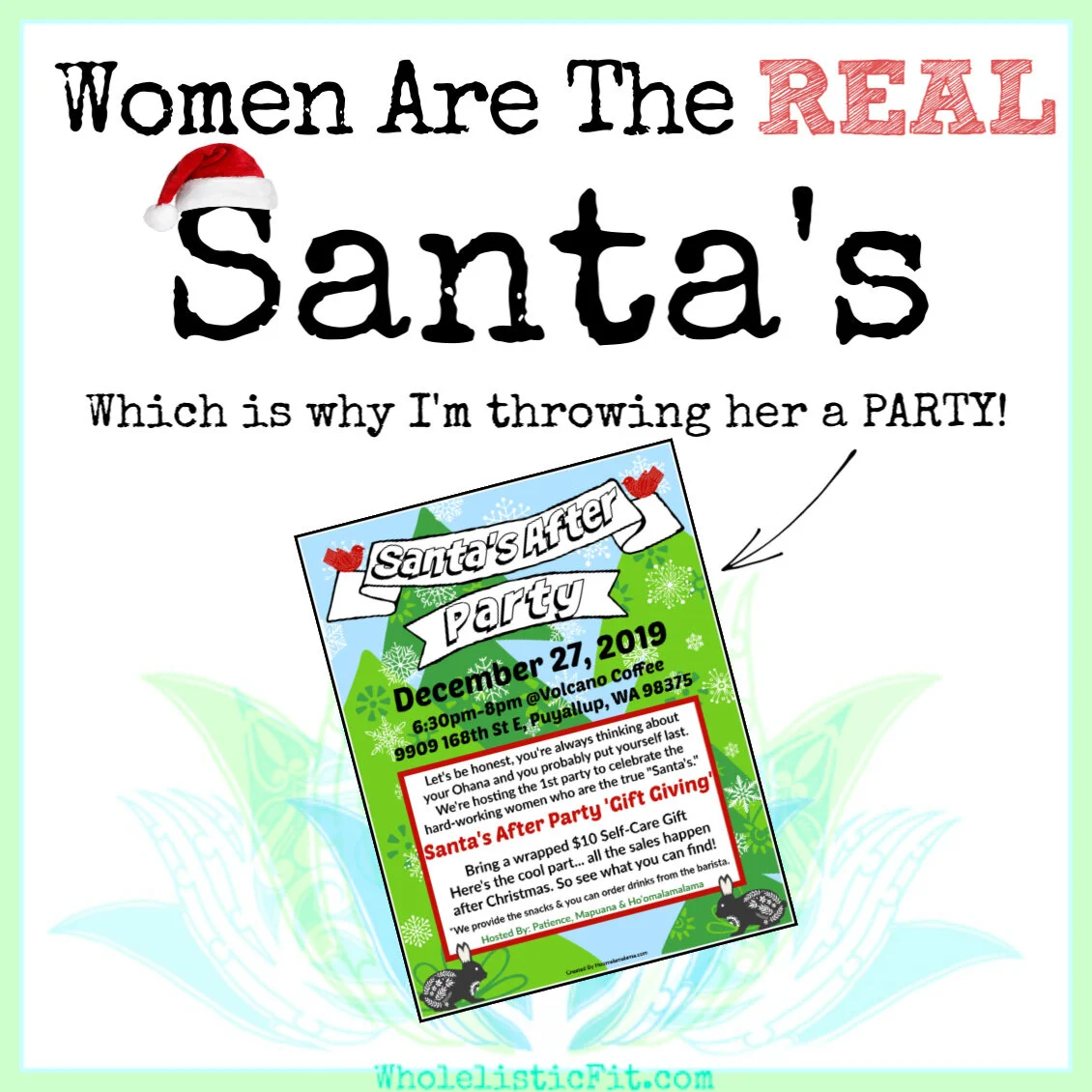 How to host a "Santa's After Party."