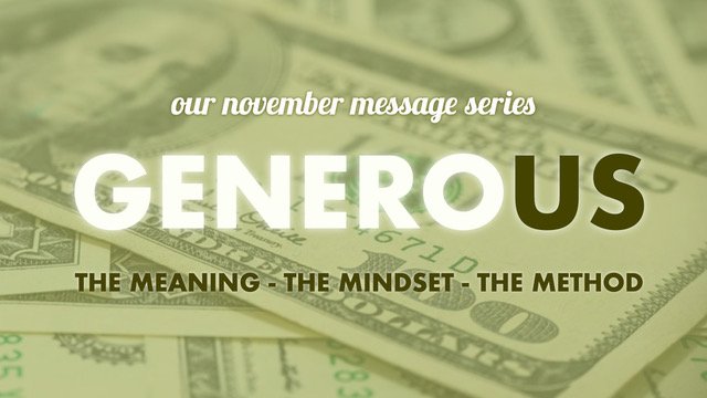 Generous, November 7