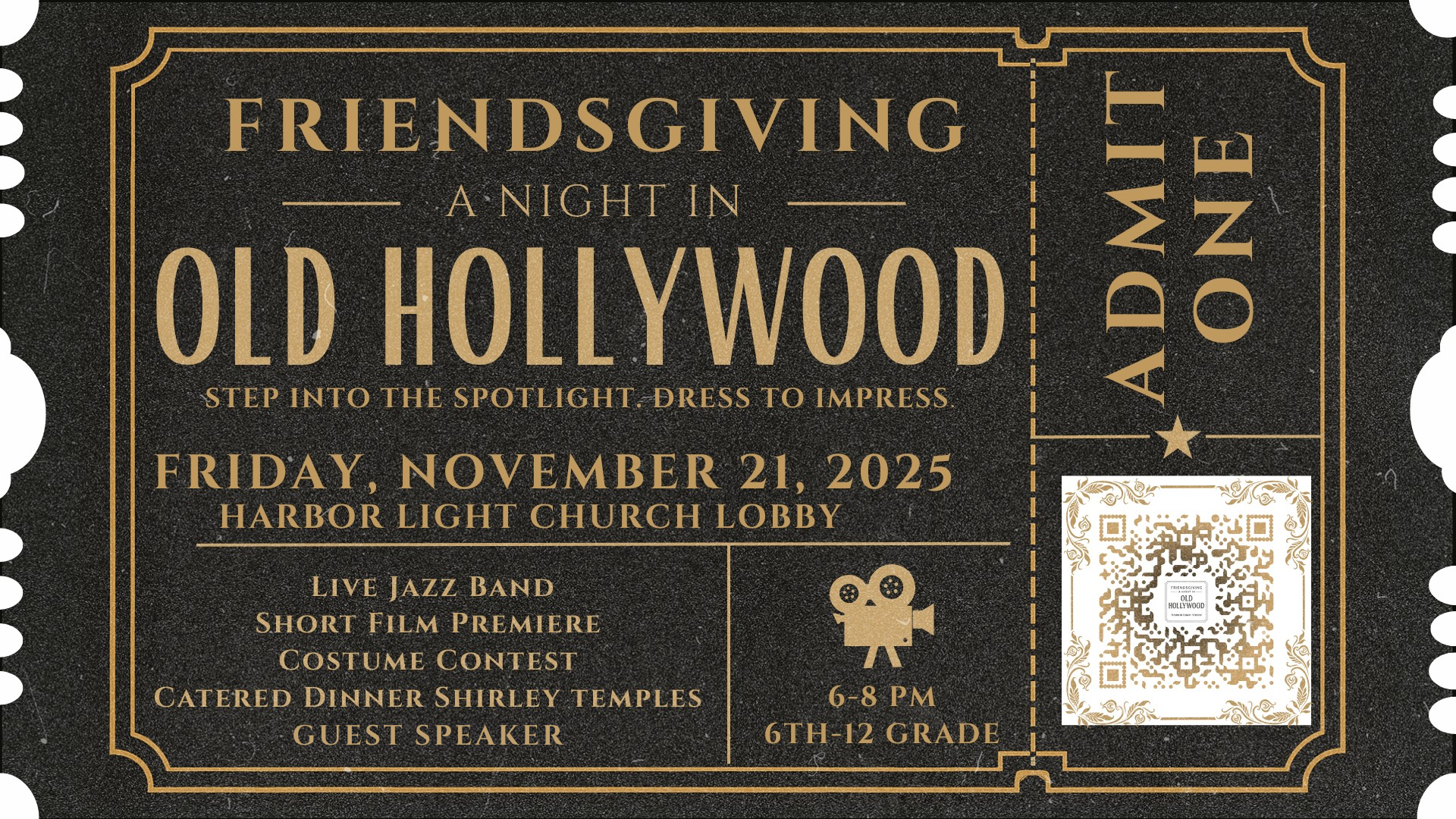 HL Youth Friendsgiving - Old Hollywood