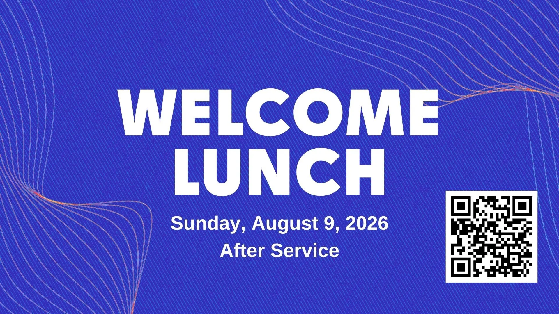 Welcome Lunch