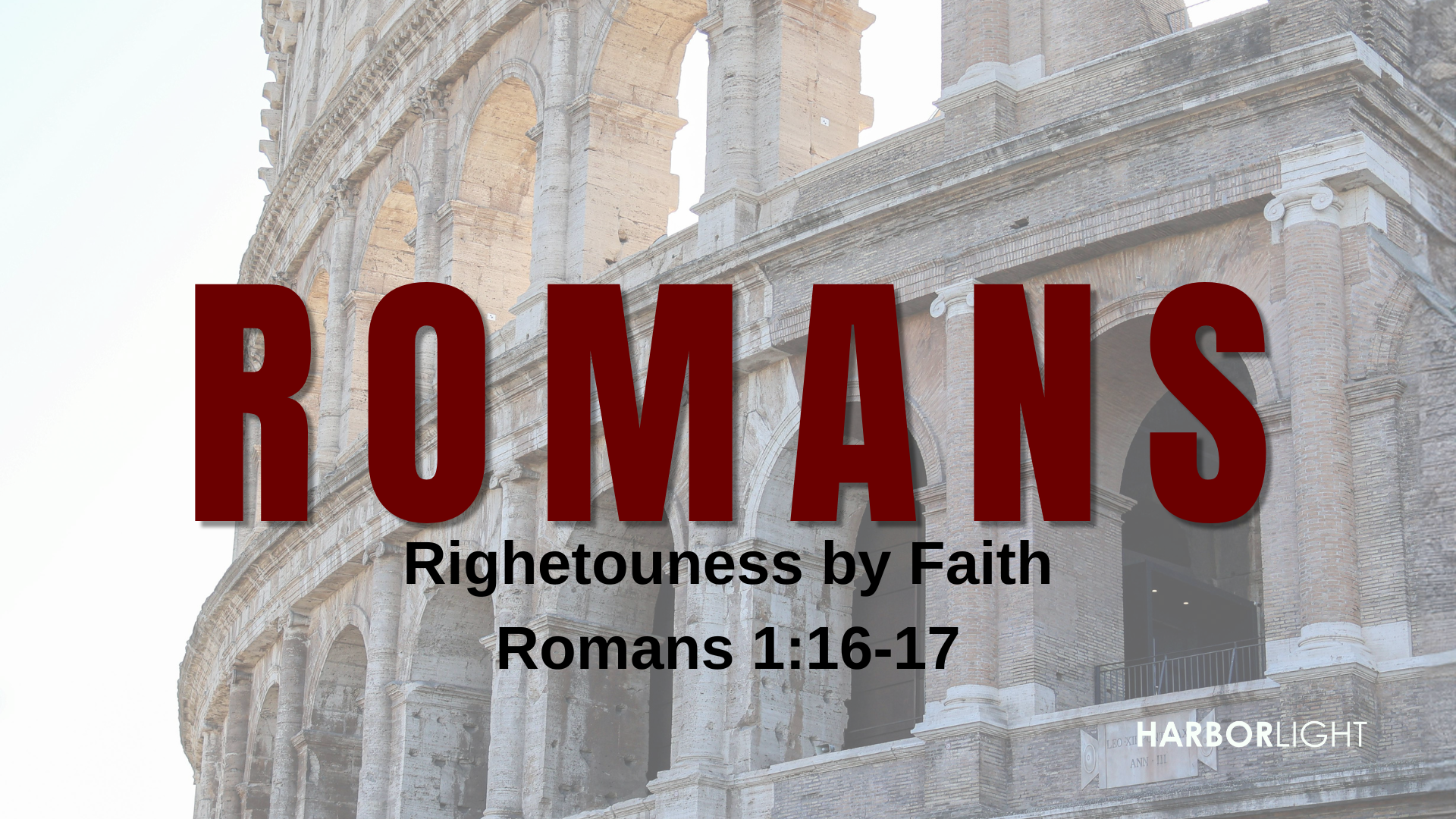 Righteousness by Faith, September 20, 2026