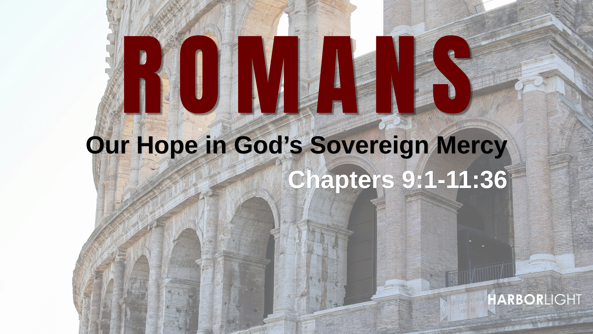 Our Hope in God's Sovereign Mercy, October 11, 2026