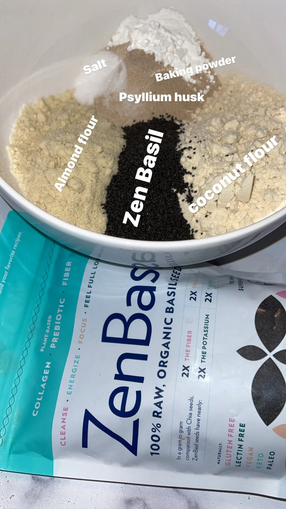 Zen Basil Seed Bread — Zen Basil Organic Basil Seeds High Fiber