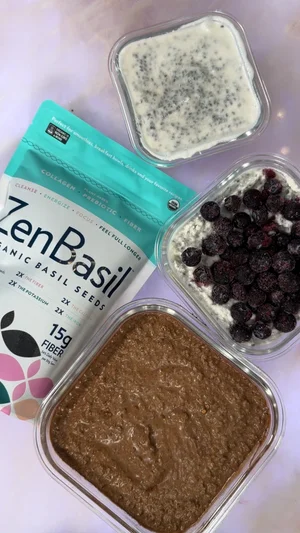 Zen Basil Seeds Overnight Meal Prep — Zen Basil | Organic Basil Seeds ...