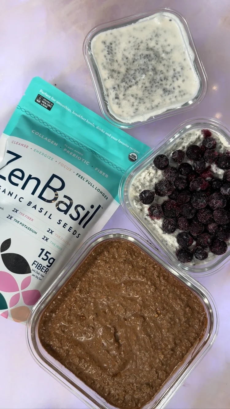 Zen Basil Seeds Overnight Meal Prep — Zen Basil | Organic Basil Seeds ...