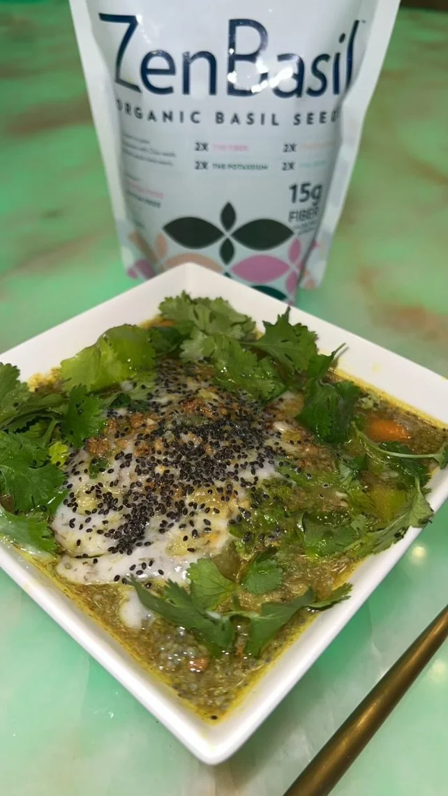 Zen Basil Seed Soup Superfood — Zen Basil Organic Basil Seeds High