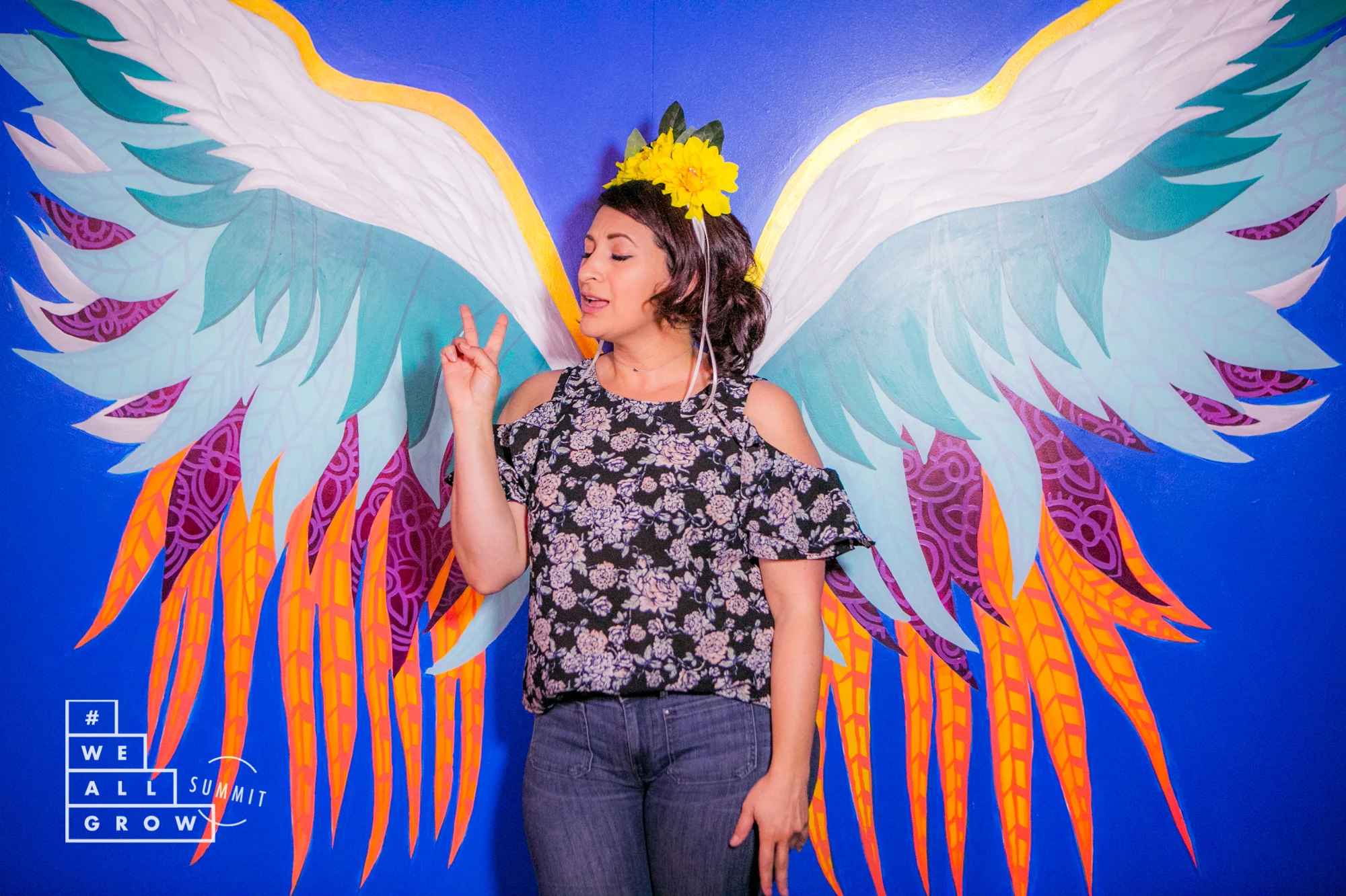 The beautiful wings Denise and Jeshua designed just for us!
