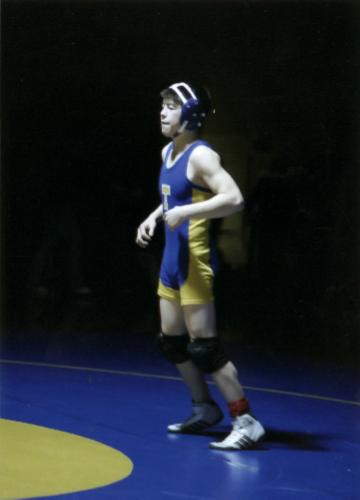 Kevin recovered from a broken back his freshman year to win a state title at 119 pounds his junior year in 2007. Kevin was the state runner up in 2008. Kevin was a triple threat: A great student with a 3.9 GPA, a leader, and a warrior on the mat.