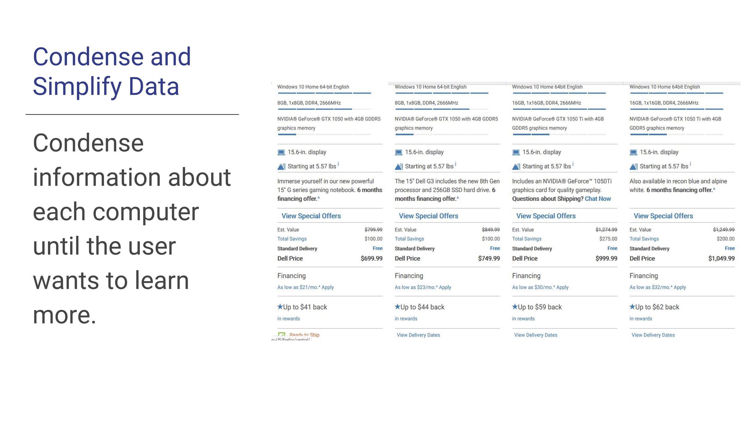 Condense and Simplify Data