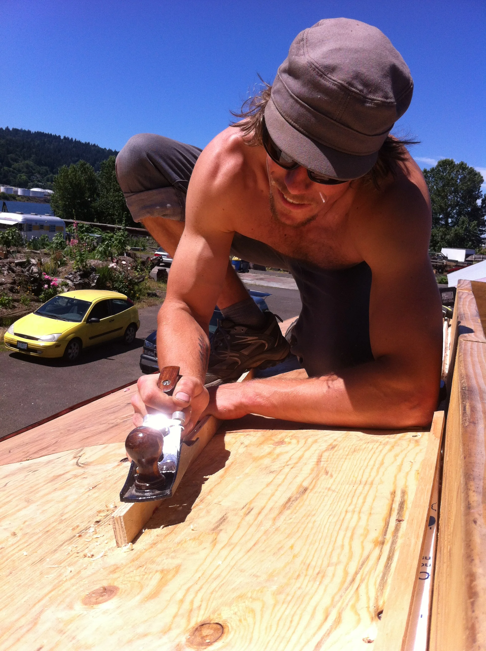 Sheathing My Vardo Roof