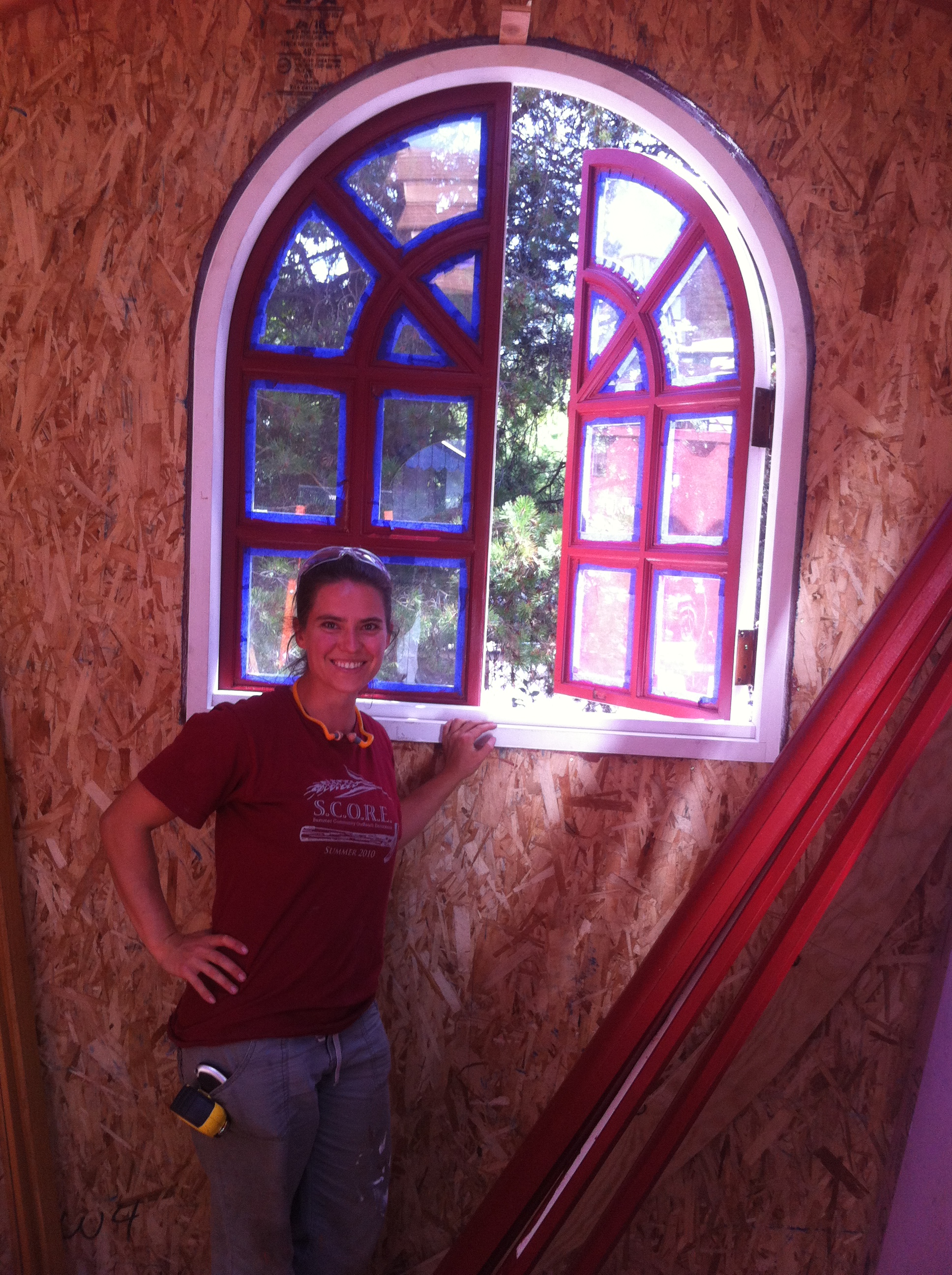 Tiny House Window Installation