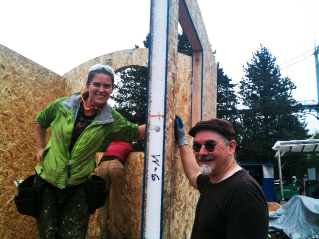 Tiny House SIPs Wall Raising Workshop