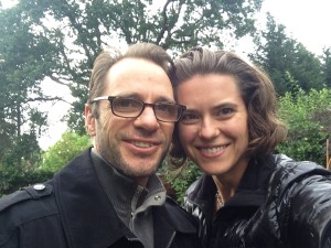 We're going out to celebrate our engagement!