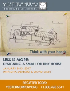 Less is More at Yestermorrow in Jan 2017