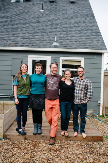 Kristina of Kristina Lynn Photography snapped this pic of the Going Places crew earlier this spring. We're honing in on our community decision making process as we settle in.