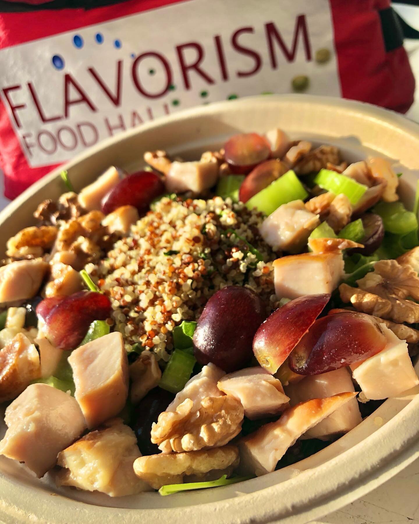 Don&rsquo;t Struggle With Your New Years Diet! We&rsquo;ve Got Tasty Healthy Options To Keep Your Tongue Excited All Year Long! 😋

Order Now On Our Website or The @flavor.rush App❗️

📸: Fahrenheit Waldorf Salad 🥗 A Hearty Bowl of Smoked Roasted Ch