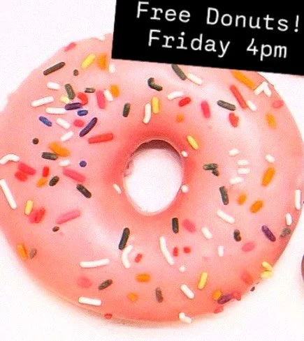Friday June 5th is national Donut Day! The first 25 guests to Bit Bar will get one free mini Strawberry Sprinkle Donut made by @funhousedonuts . Stay tuned for more collaborations coming soon.
