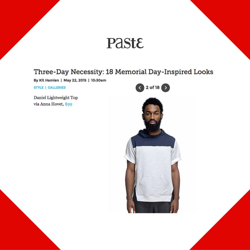 May 22, 2015 - Paste Magazine Placement for Anna Hovet
