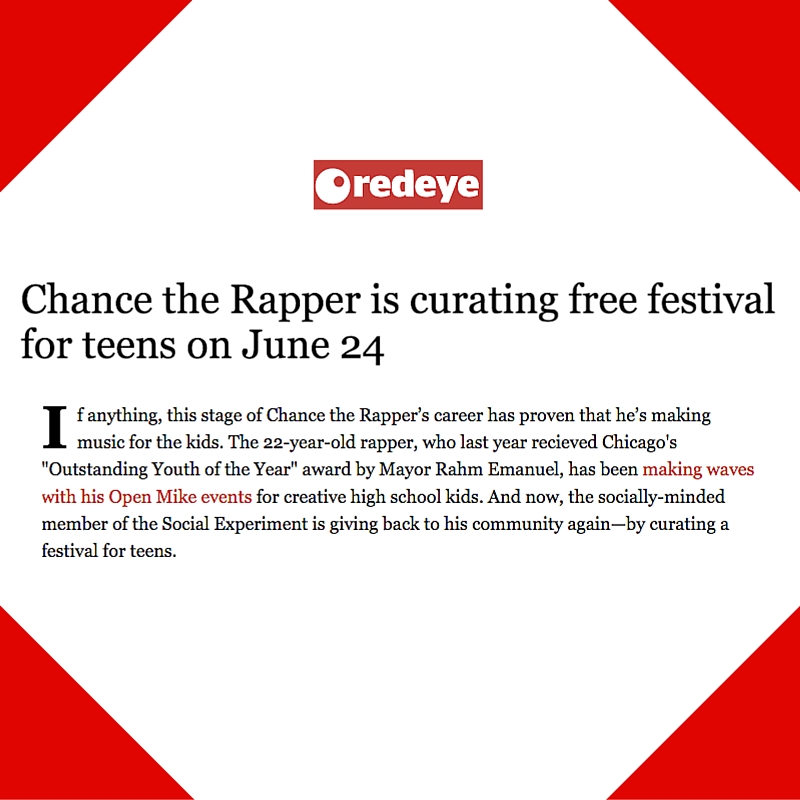 June 10, 2015 - RedEye Placement for Teens at the Park