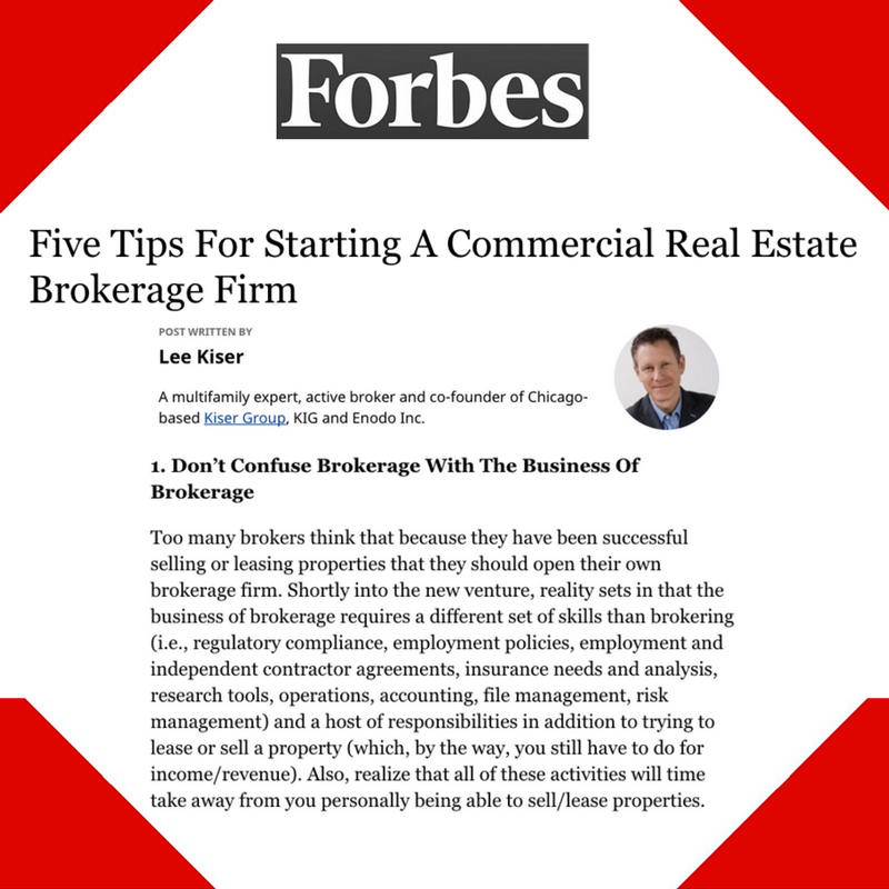 June 15, 2017 - Forbes Placement for Kiser Group