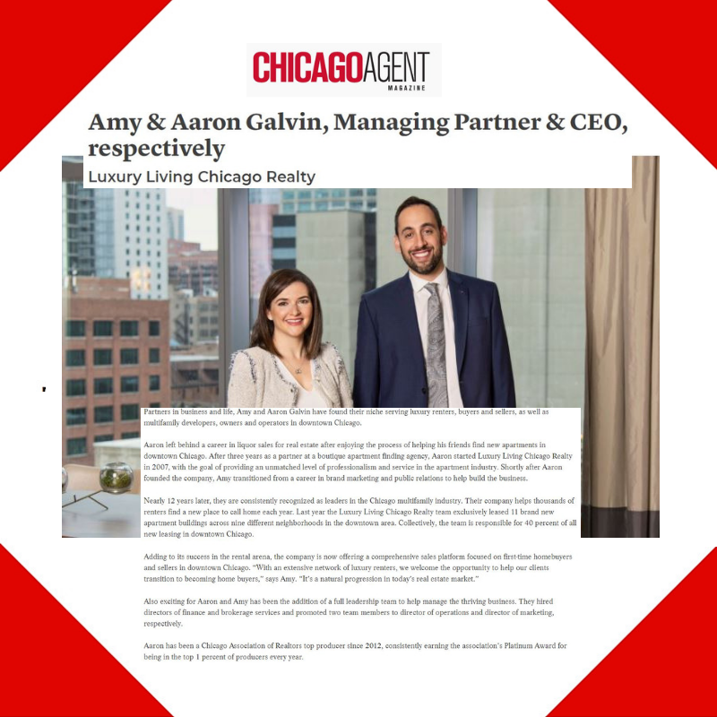 Press Placement for Luxury Living Chicago Realty