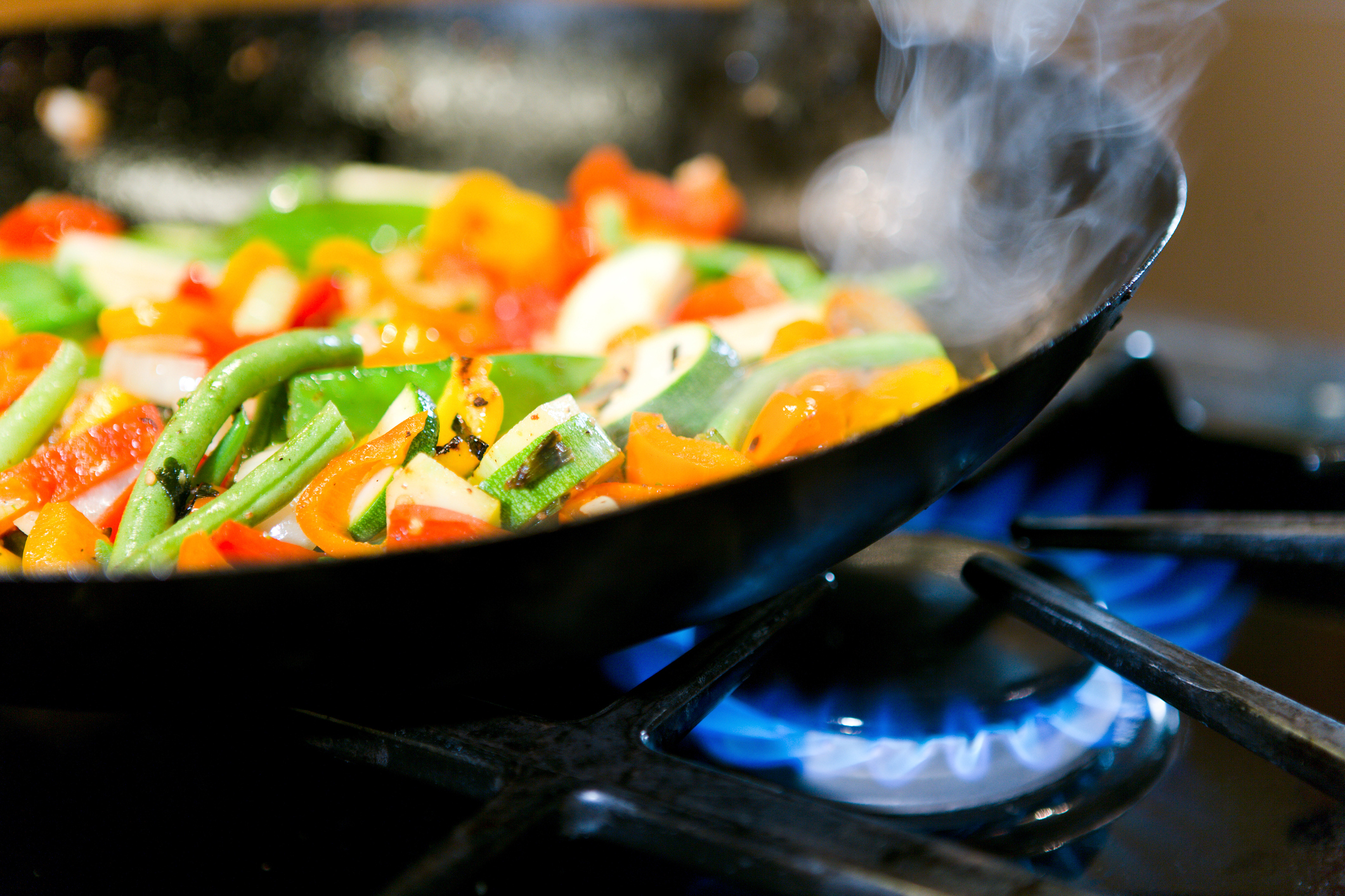 "Now you're cooking with gas!"