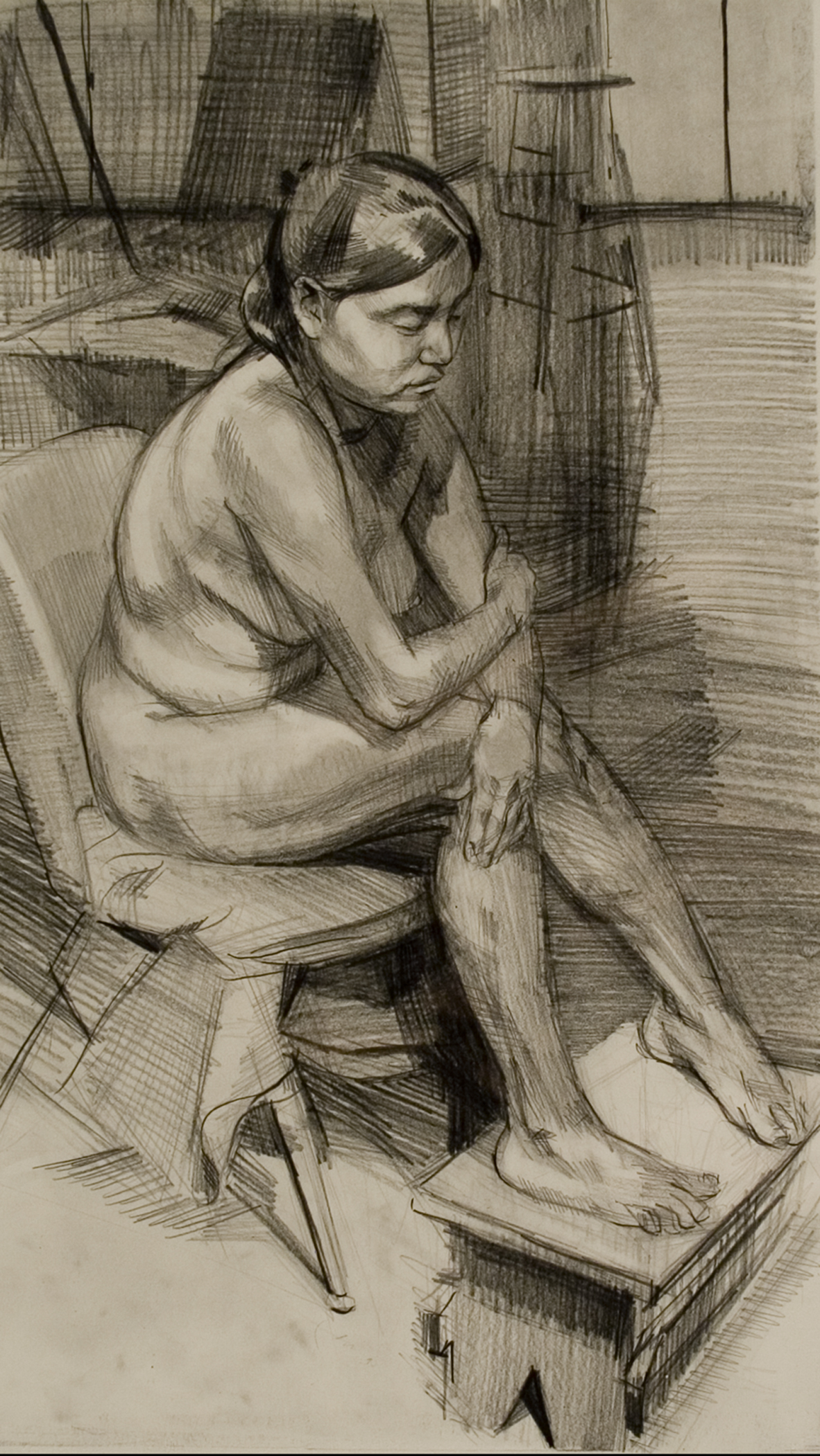 Untitled

 

 2005,&nbsp;graphite on paper,&nbsp;24 x 12 inches  Collection of the Artist 