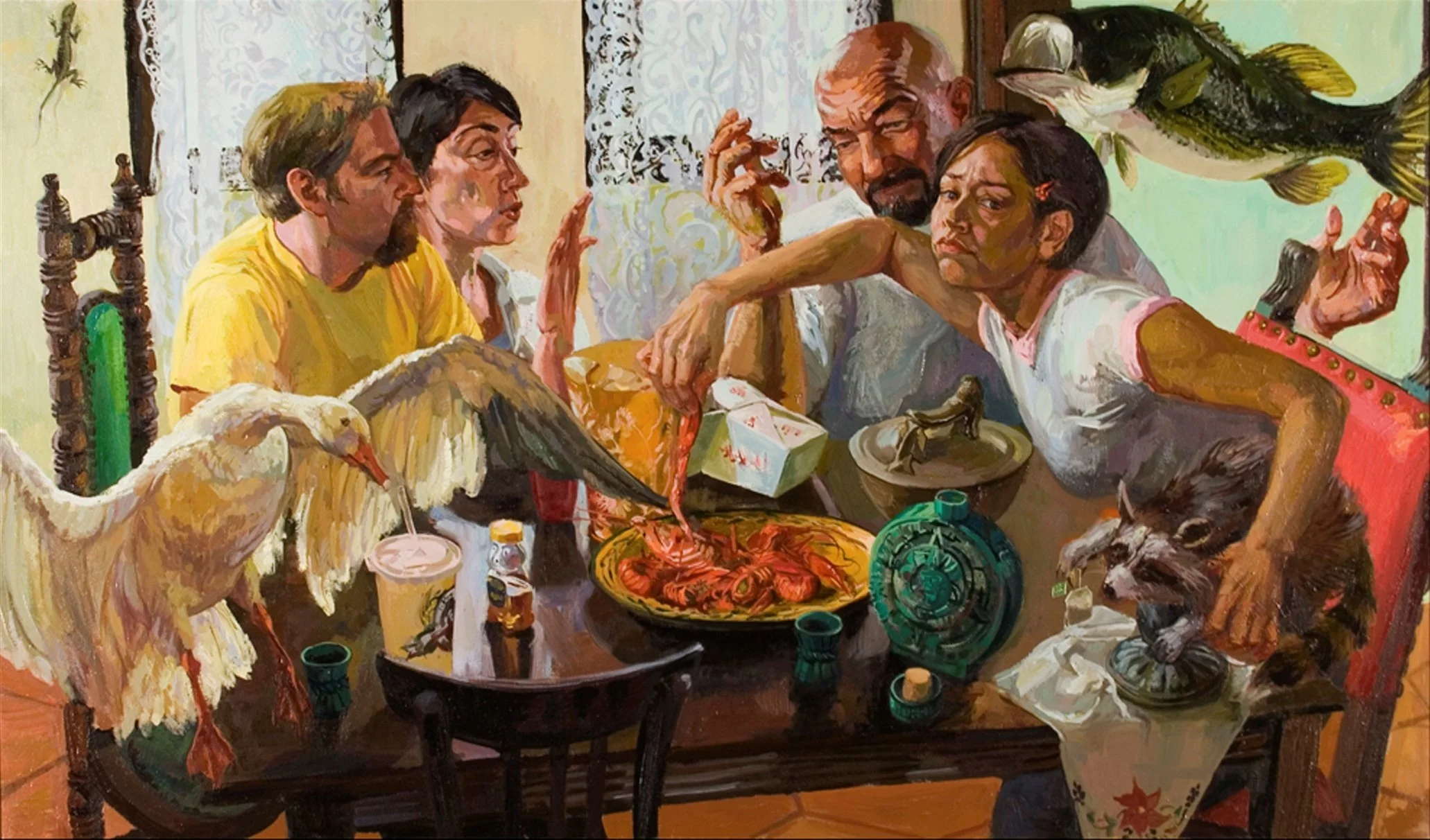 Texas Transplant 

 

 2006, oil on canvas, 40 x 60 inches  Private Collection. Houston, Texas, USA 