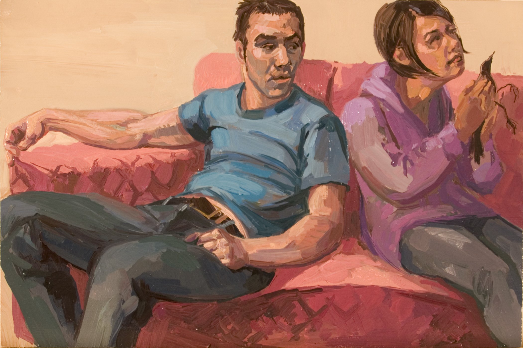 If it comes back to you

 

 2007, oil on canvas, 6 x 10 inches.  Private Collection. California, USA 
