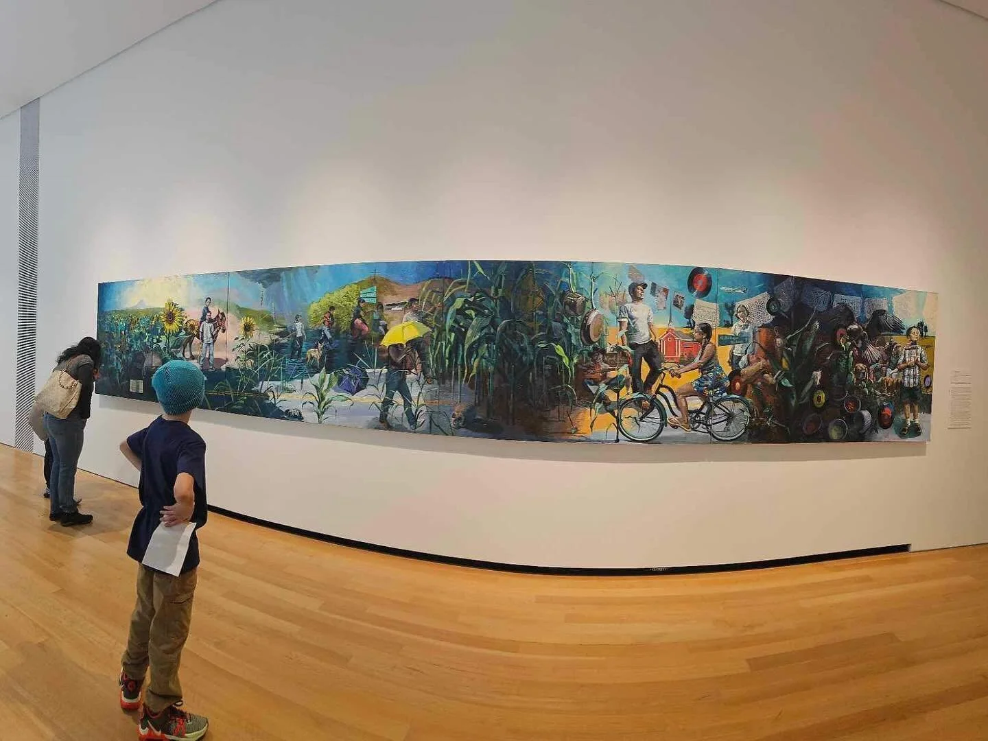 Courtesy of Grand Rapids Art Museum, 2024. On loan for temporary exhibition in conjunction with Border Cantos.

 

 Pictured: El Corrido de Javier Salas Vera (Alegoría de los Mojados) 