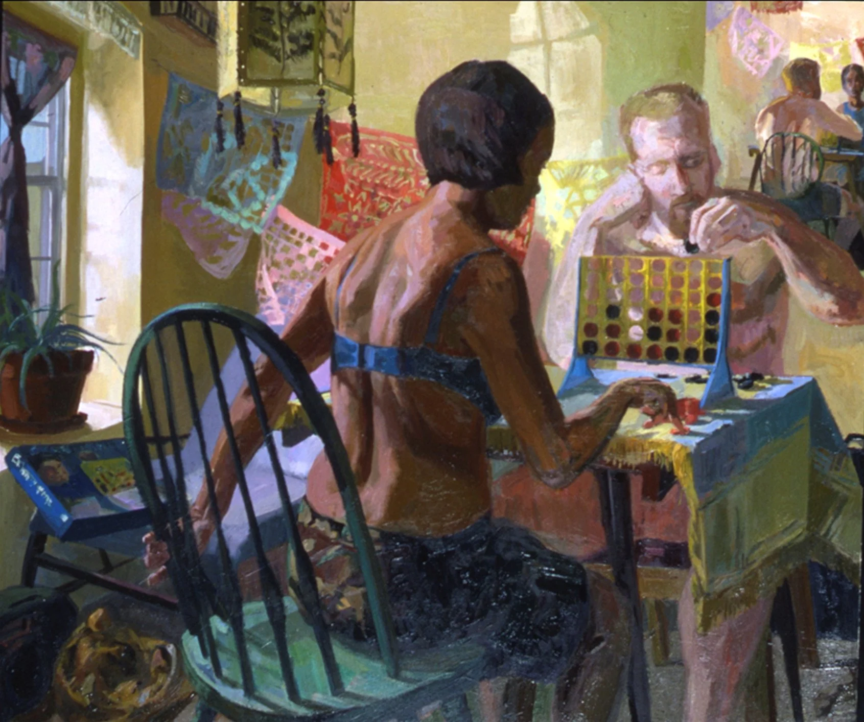 Connect 4
 

 2005, oil on canvas, 48 x 60 inches.   
