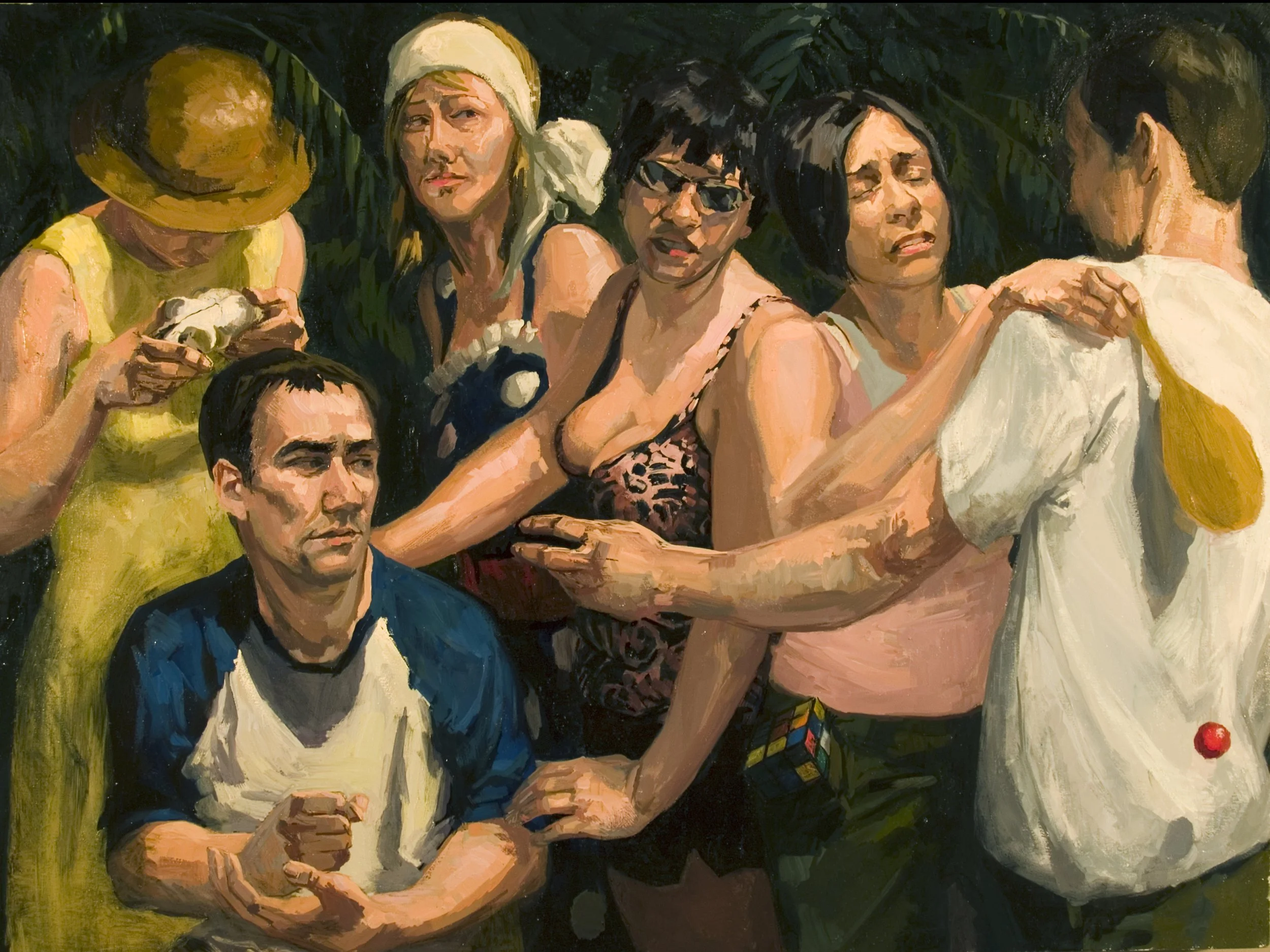 Predicted Outcome Does Not Occur

 

 2008, oil on canvas, 30 x 40 inches.  Private Collection. France 
