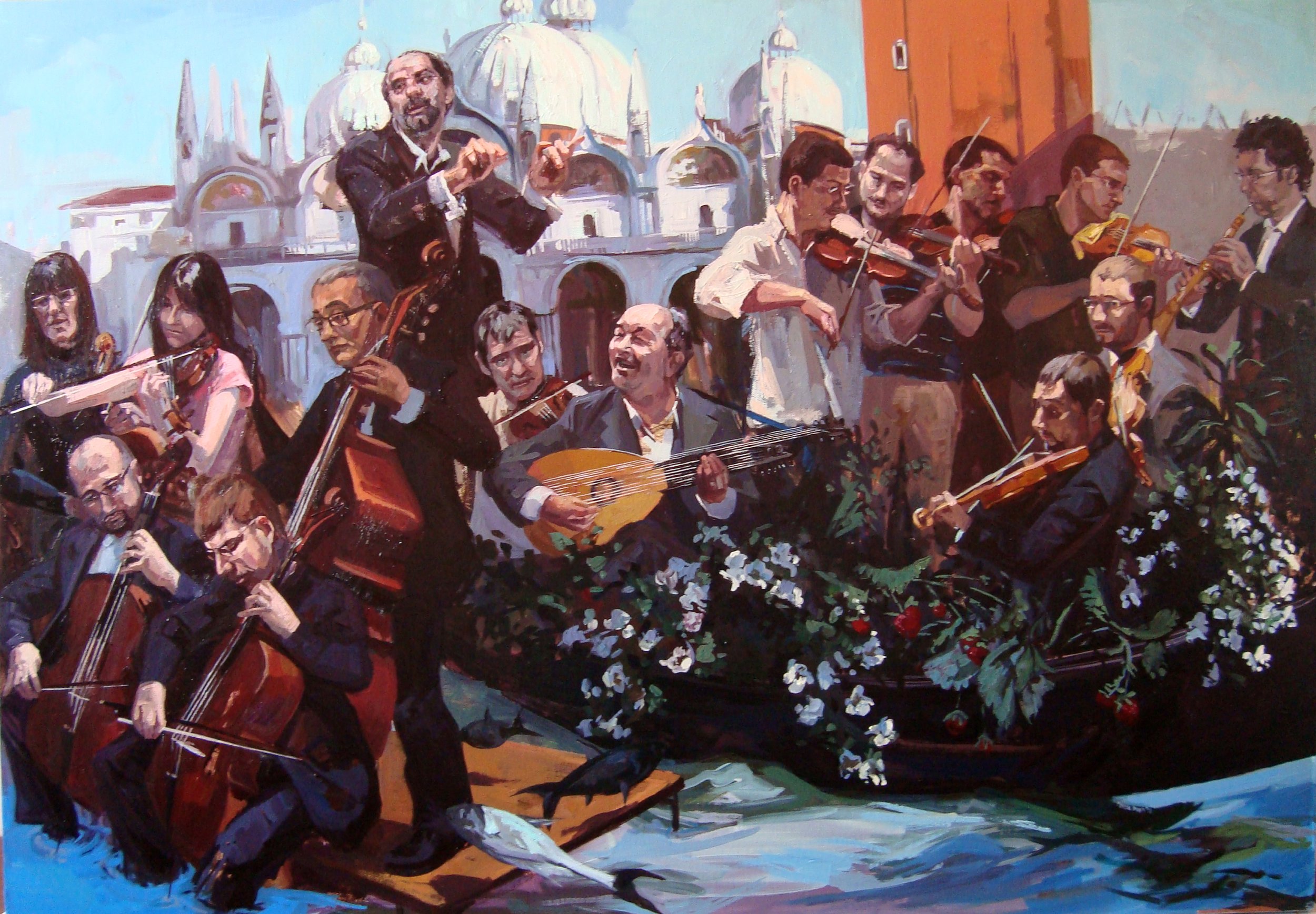 L'ultima canzone

 

 2009, Oil on linen, 50 x 80 cm  Collection of the Venice Baroque Orchestra. Venice, Italy 