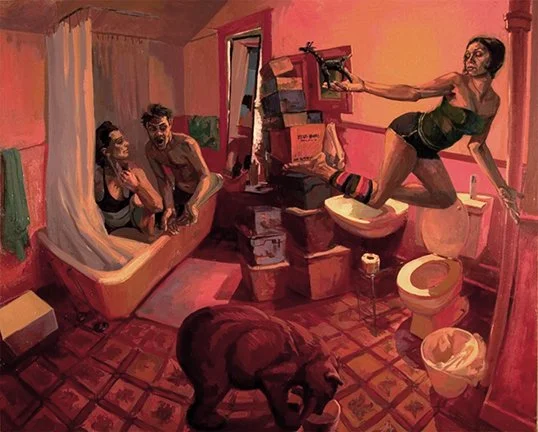 Misconception of an Innocent

 

 2008, oil on canvas, 48 x 60 inches.  Private Collection. France 
