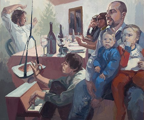 I doubted if I should ever come back

 

 2009, oil on panel, 50 x 55 cm.  Private Collection. France 
